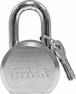 Guard Security 365 Commercial-Grade 2-5/8-inch High-Security Steel Padlock with Keys, Keyed Alike Padlock